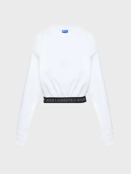 Світшот Karl Lagerfeld Jeans білий