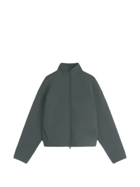 Hanorac cu fermoar Ecoalf verde