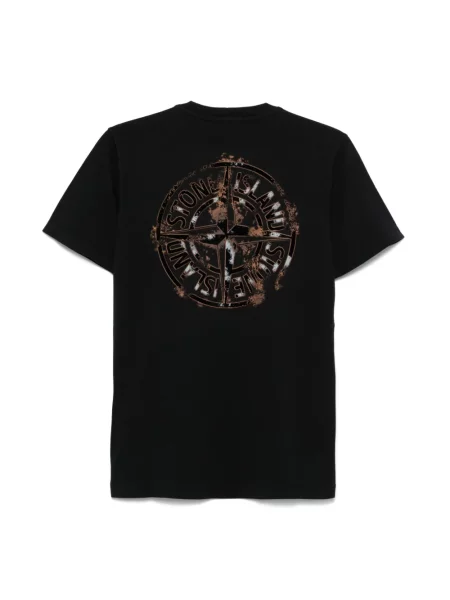 Koszulka dziecięca Stone Island czarna