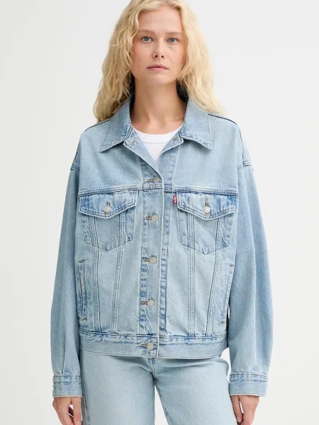 Rifľová bunda Levi's modrá