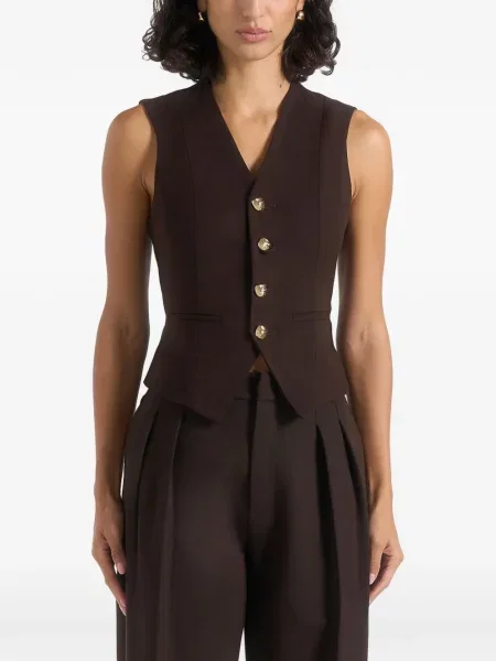 Vestă de costum Manière De Voir maro