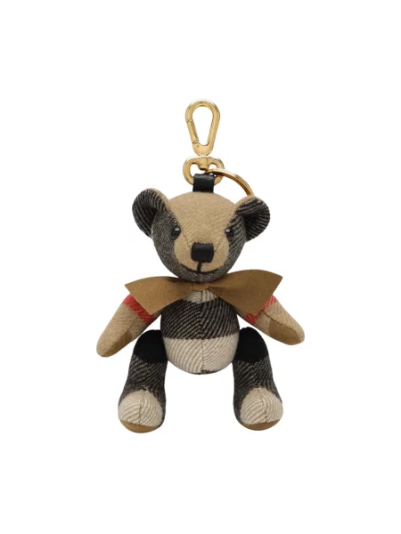 Zawieszka Burberry w kratę beżowa
