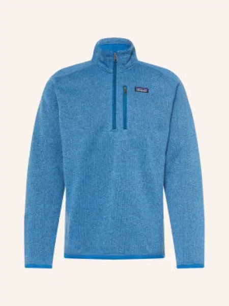 Patagonia Fleecový Svetr Troyer Better Sweater™ tmavě modrá
