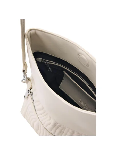 Geanta crossbody Desigual alb
