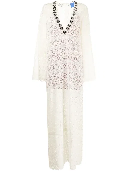Rochie maxi Macgraw de costum alb