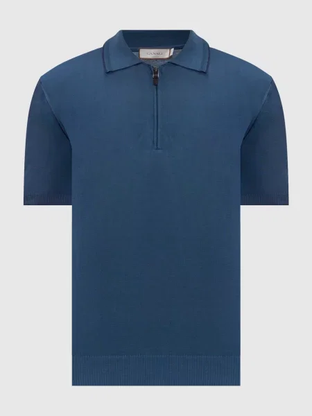 Поло з Canali синє