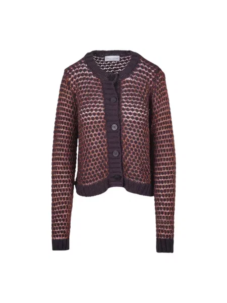 Kardigan Roberto Collina brązowy