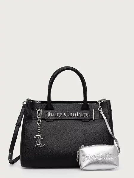 Geantă shopper Juicy Couture negru