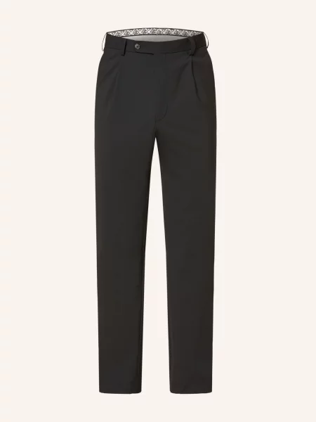 Digel Move Spodnie Garniturowe Bert Regular Fit schwarz