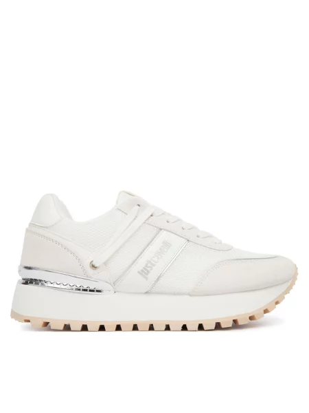 Sneakersy Just Cavalli białe