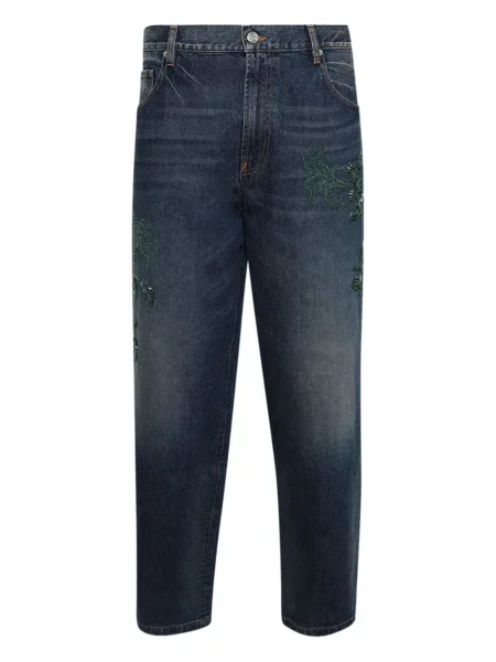 Blugi Bluemarble cu broderie