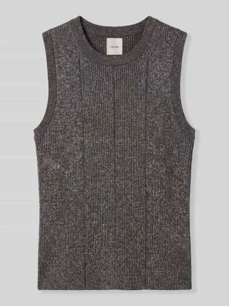 Dzianinowy top Calvin Klein Womenswear na szerokie ramiączka