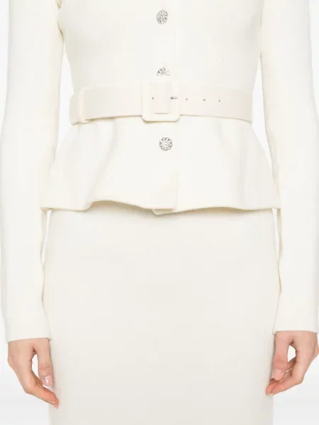 Rochie Self-portrait de costum alb