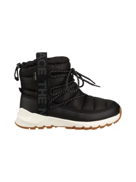 Śniegowce The North Face Thermoball Lace Up WP black/gardenia white czarne