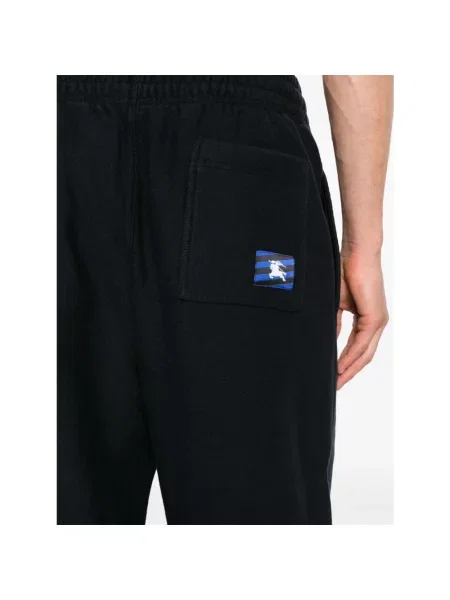 Spodnie dresowe Burberry z logo czarne