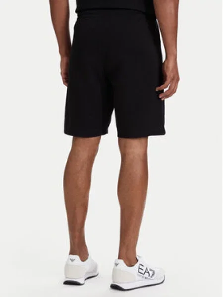 Sportovní kraťasy Emporio Armani černé