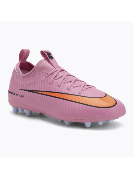 Încălțăminte de fotbal pentru copii Nike Mercurial Vapor 16 Academy AG magic flamingo/black/total crimson negru