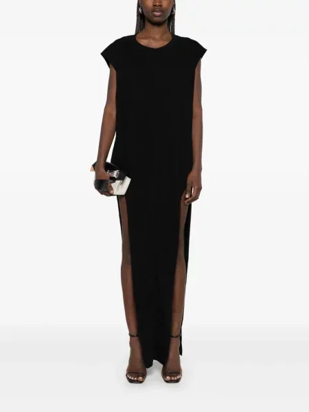 Rochie maxi Rick Owens de costum negru