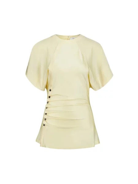 Bluzka Rabanne elegancka beżowa