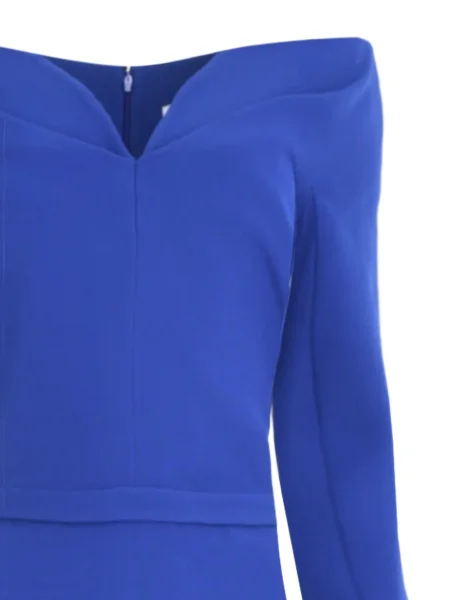 Rochie Safiyaa plisată albastru