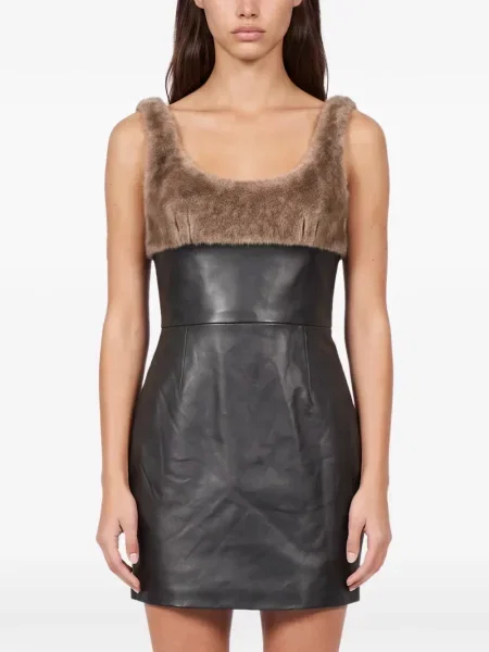 Rochie Alexander Wang din piele negru