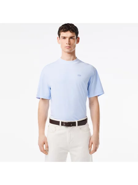 Lacoste Pasek Ze Skóry Ziarnistej brązowy