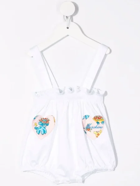 Czapka dziecięca Moschino biała