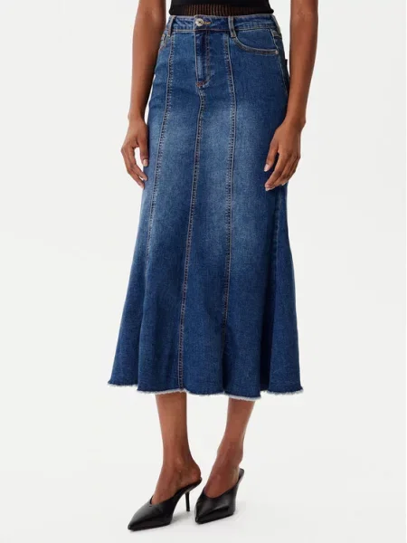 Morgan Джинсова спідниця Голубий