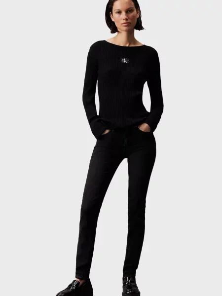 Джинсы скинни Calvin Klein Jeans черные
