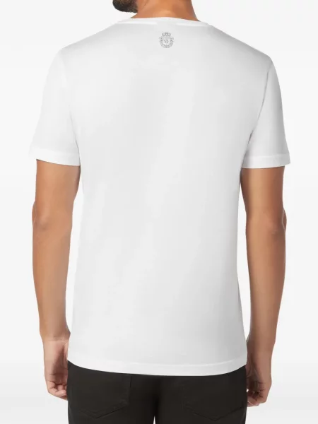 Tricou Billionaire cu imagine alb