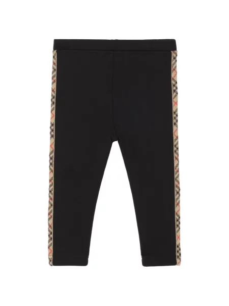 Legginsy dziecięce Burberry czarne