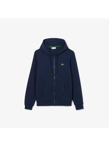 Lacoste Bluza Polarowa Classic Fit Zapinana Na Błyskawiczny niebieski