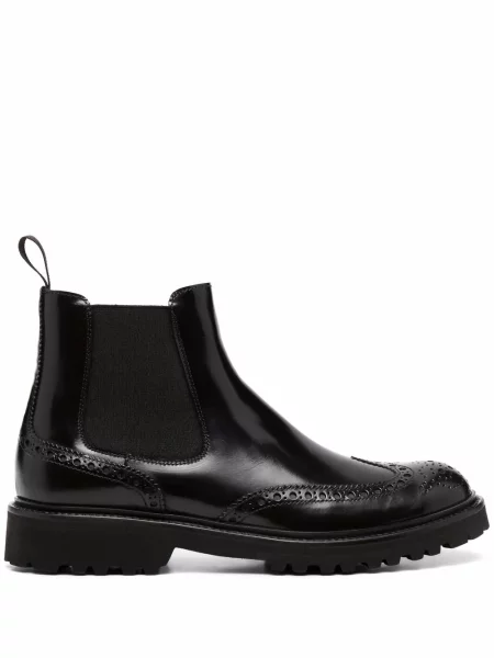 Botine Scarosso din piele slip-on maro