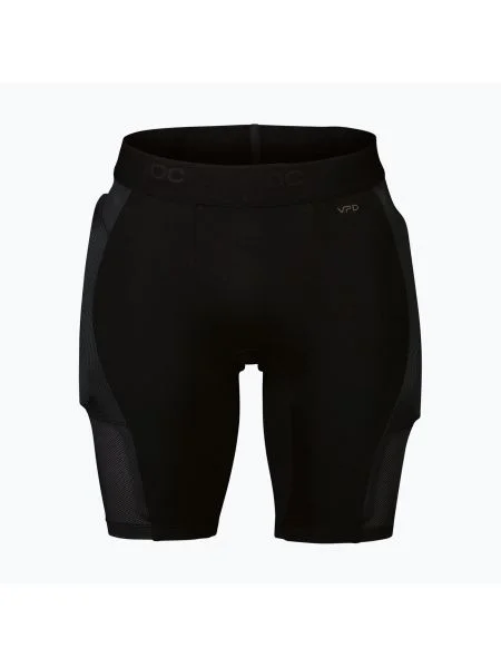 Pantaloni scurți de ciclism pentru bărbați cu protecții POC Oseus VPD uraniu negru