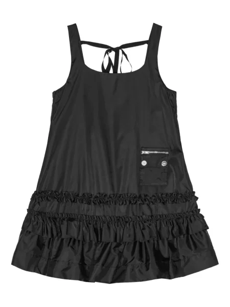 Rochie Ganni din poplin de costum negru