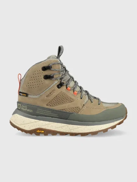 Обувки Jack Wolfskin Terraquest Texapore Mid зелено