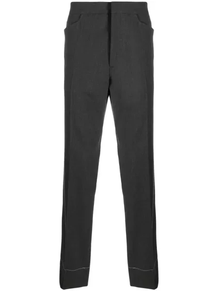 Pantaloni Ralph Lauren Purple Label de lână gri