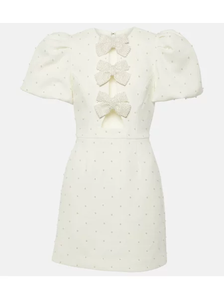 Sukienka Rebecca Vallance z kokardką biała