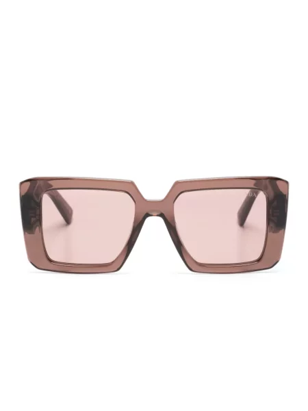 Ochelari de soare Prada Eyewear cu imagine maro