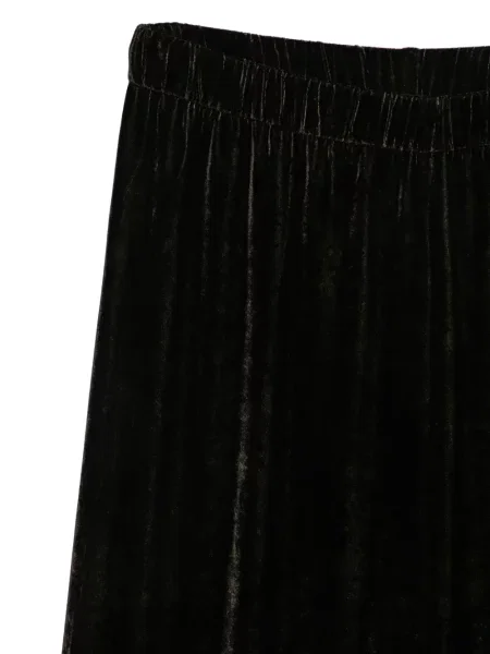 Pantaloni Avant Toi de catifea verde
