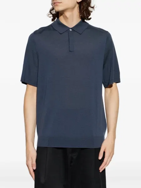 Scurt tricou polo Paul Smith albastru