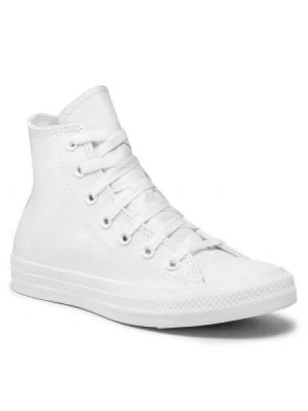 Jednofarebné tenisky Converse biela