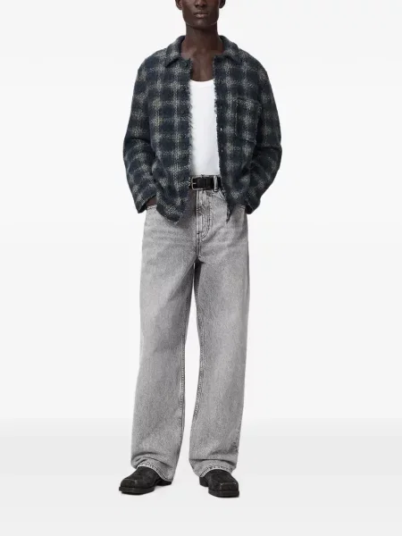 Blugi drepți Allsaints gri
