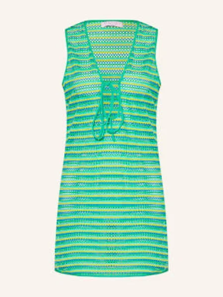 Seafolly Plážové Šaty Calypso zelená modrá