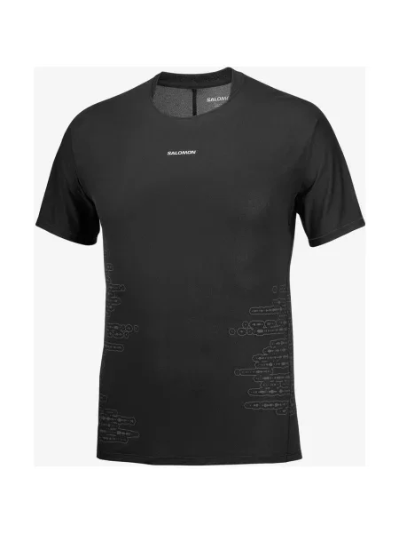 Koszulka z krótkim rękawem Salomon Sense Aero Graphic cosmos S czarny