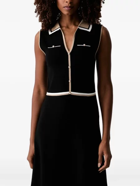 Rochie mini Morgan fără mâneci negru