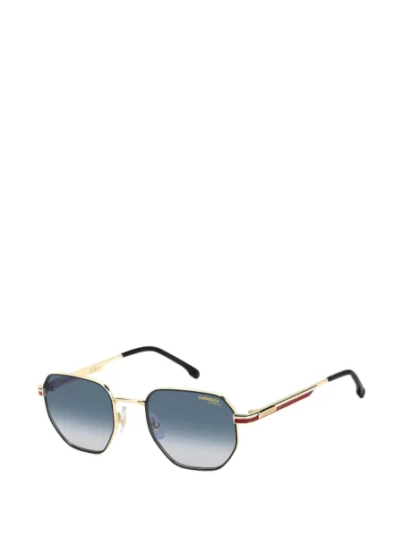 Ochelari de soare Carrera cu imprimeu geometric auriu