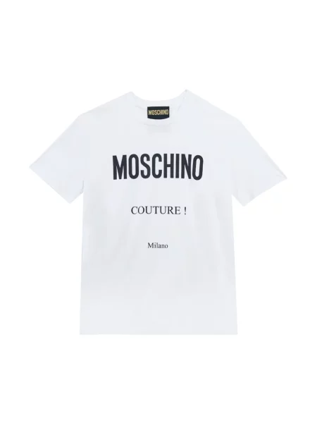 Koszulka Moschino z logo biała