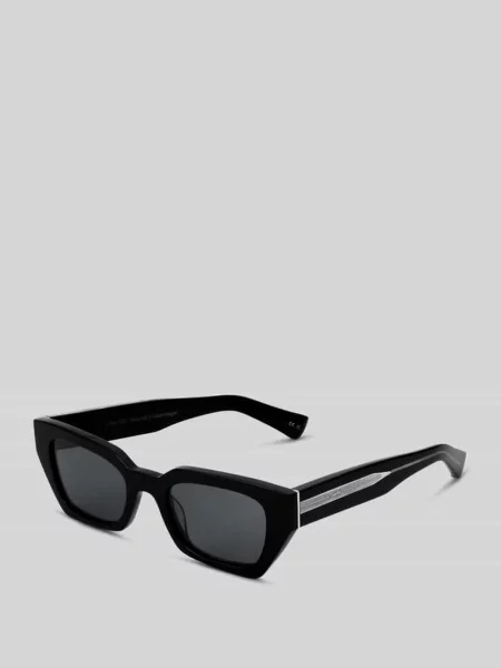 Kwadratowe okulary przeciwsłoneczne model LUNA' Messy Weekend czarne