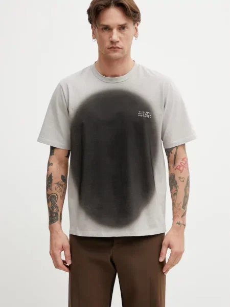 Maison Margiela Tricou bărbătesc din gri